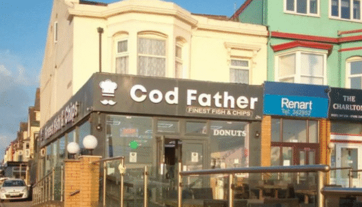 cod father fish and chips blackpool