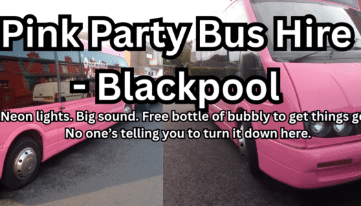 Pink Party Bus Hire - Blackpool (1)