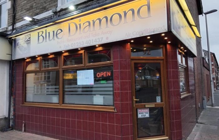 blue diamond indian restaurant blackpool