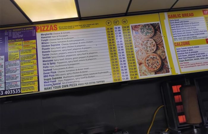 empire italian pizza